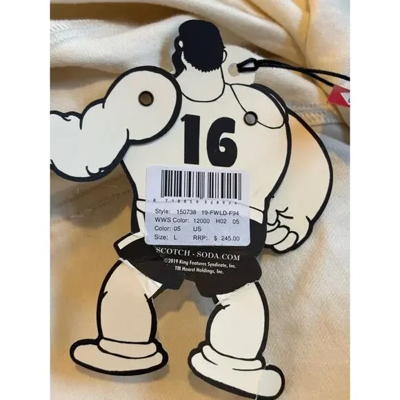 NWT Scotch & Soda A.M.S. x BLAUW Brutus Jumpsuit Cotton GRAPHICS Utility $245 L - Picture 13 of 15